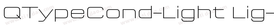 QTypeCond-Light Lig字体转换